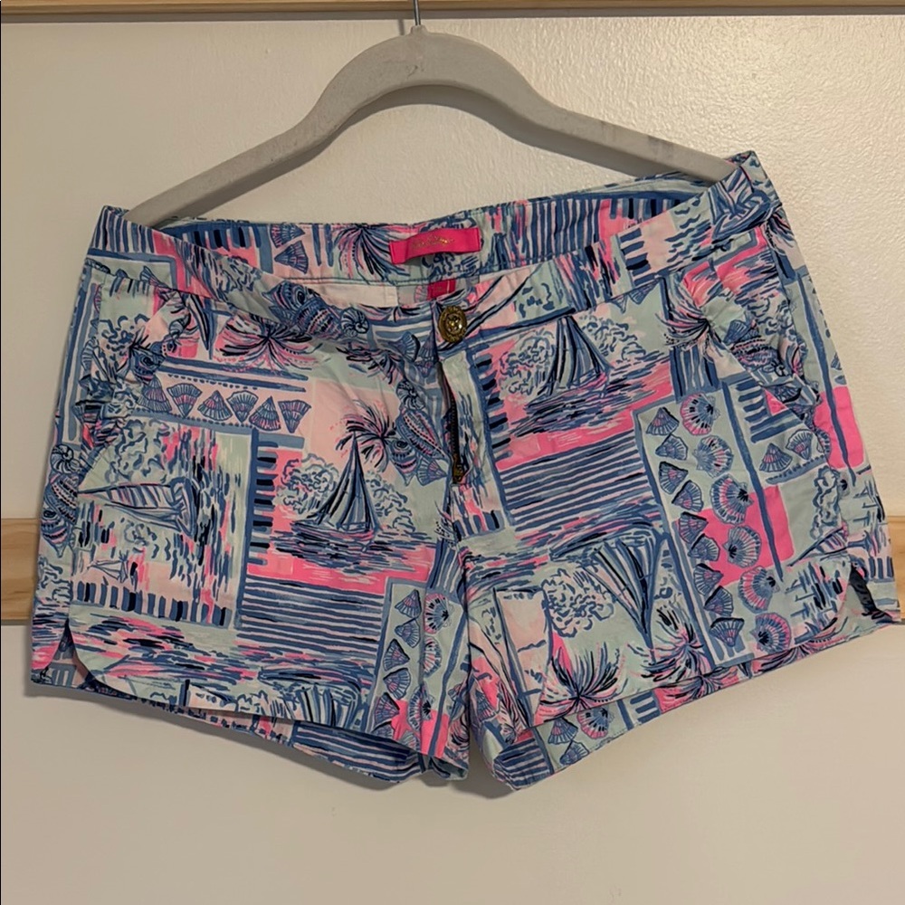 Lilly Pulitzer Boat print shorts